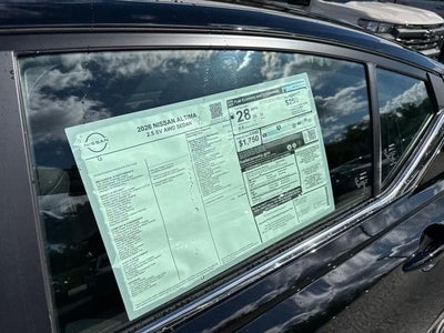 2026 Nissan Altima 2.5 SV