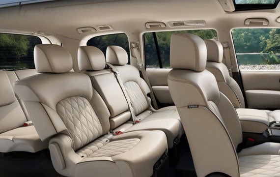 2023 Nissan Armada showing 8 seats | Bennington Nissan in Bennington VT